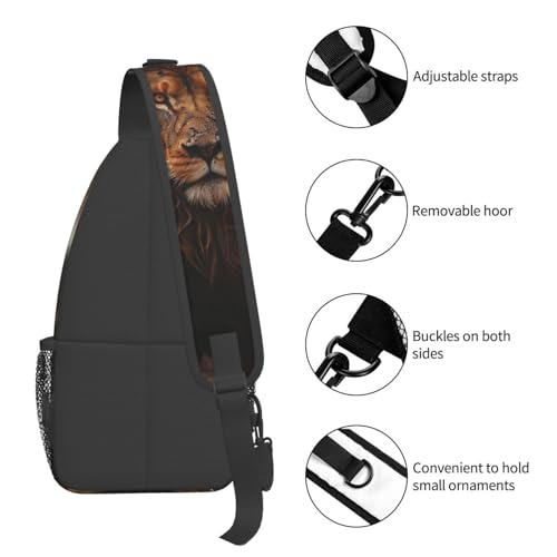 Pequeña mochila bandolera para senderismo unisex miniatura 5