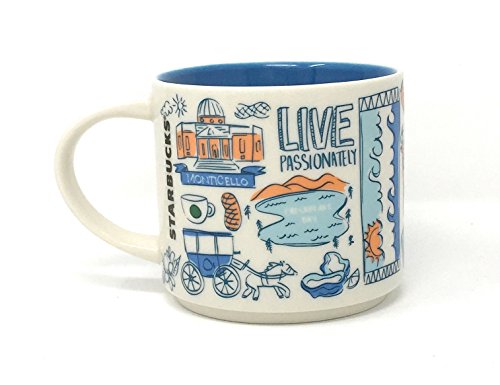 Taza Starbucks Been There Series 14 onzas Azul miniatura 2
