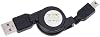Cable USB Retráctil Cargador Mini-USB Compatible con Motorola i425 - K1 KRZR - K1m KRZR - L6 - Moto VE240 3