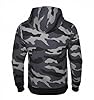 ROCK-IT Apparel Men Hoodies camouflage zip up hoodie fleece sweatjacket mens heavy hoody zipper workerhoody S-5XL pullover Color Black 3XL #3