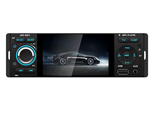 Car Audio,UPSZTEC 4.1inch car Radio,1 DIN Car Stereo System, MP3, MP4, MP5,Media Players, Car Electronics, in-Dash car Players,Remote Control(3001)