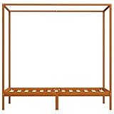 MARCO SUPERIOR: La cama tiene un diseño inteligente con un marco superior para colgar sus cortinas favoritas, lo que agrega un encanto único a su dormitorio y crea privacidad adicional.