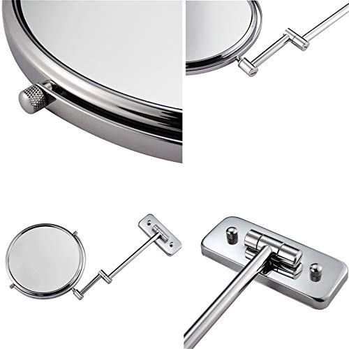 Espejo para maquillaje de pared redondo 8 pulgadas miniatura 5