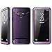 Clayco Compatible with Case for Samsung Galaxy Note 9 (2018 Release) 5G 360 Degree Mobile Phone Case Rugged Protective Bumper Case Full Cover with Built-in Screen Protector (Purple)