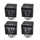 MATERIG 5-Pin Relay Compatible with Ford Replace P6SDT FOAB-14B192-AA, 40A 12V 4pcs