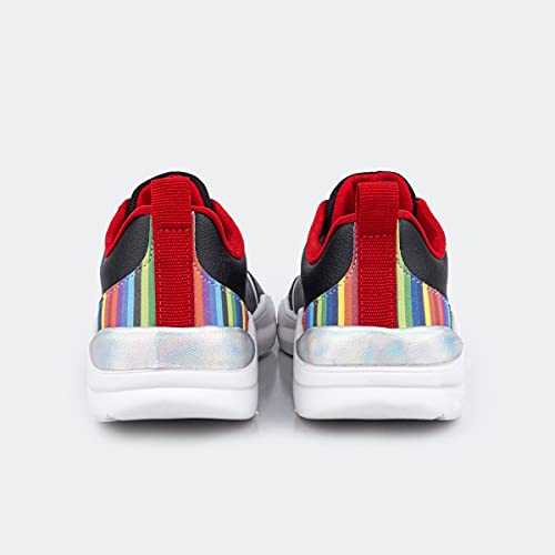 Tenis Infantil Chunky Preto e Branco Tendência Now United Tamanho:34;Cor:Preto