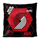 NORTHWEST NBA Portland Trail Blazers Unisex-Adult Velvet Pillow, 16" x 16", Connector