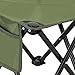 Menolana Portable Folding Camping Stool Recliner Foot Rest Multipurpose Compact Small Foldable Chair for Fishing Beach Backpacking BBQ