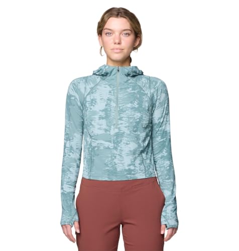 Mountain Hardwear Women's Crater Lake Half Zip Crop Hoody