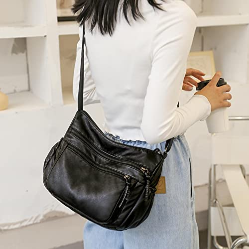 Soft Leather Bags For Women, Retro Shoulder Bags, Simple Crossbody Bags, Dumpling Bags, Fashion Trendy Bags3