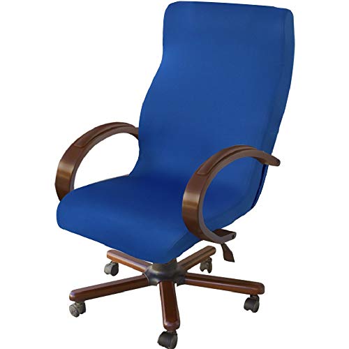 Northern Brothers Office Computer Chair Cover, Stretch Rotating Chair Slipcover-Universal Desk Rolling Chair Covers Protector(Blue) #TOP4