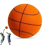 ensthee Silent Basketball Size 7, Upgrade Dribble Dream Silent Basketball, Foam Indoor Ball for Quiet Dribbling and Indoor Training, Real Feel Higher Bounce Quieter (9.4 in)