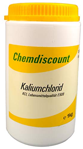 1kg Kaliumchlorid in Lebensmittelqualität E508 luftdicht verschließbare Dose