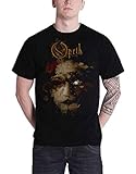 Opeth T Shirt pale communion Mask band logo new Official Mens Black