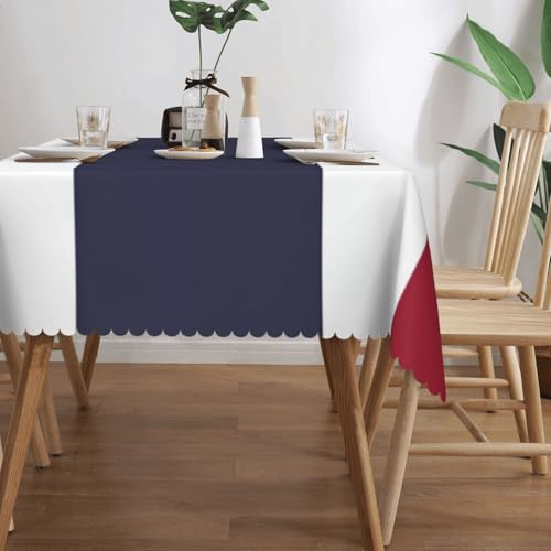 Nappe drapeau Thaïlande rectangulaire grand format tissu déco table - 4