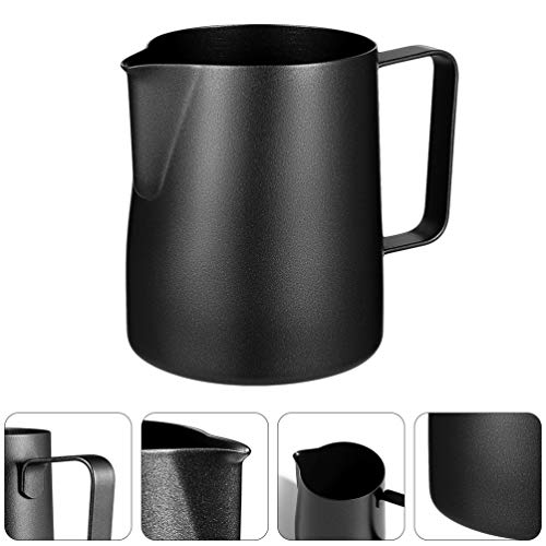 Luxshiny 600Ml Leche Leche Pitcher Espresso Jarra de Vapor Leche Café Cappuccino Latte Art Barista Jarras de Vapor Leche… - Imagen 7