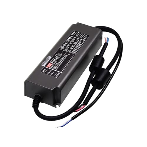 NXOLYIDEH PWM 200W 5.55A LED�h���C�o�[ PWM-200-36 AC-DC ��d��PWM�o�̓X�C�b�`���O�d���R���o�[�^�[ �ψ��� IP67 PFC 3�C��1�����v���X�`�b�N�P�[�X(PWM-200IoT-48)