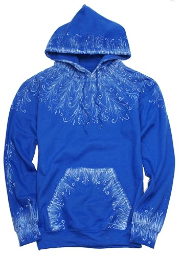 Handpainted Jack Frost Cosplay Costume Unisex Outfit Hoodie for Kids and Adults (Adults, M)