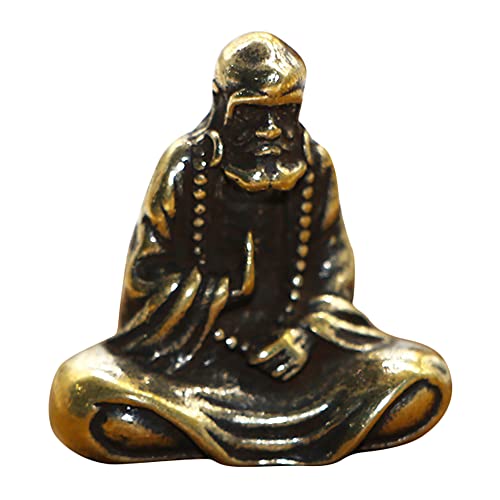 Youbones Statua in retrò Buddha Mini Statua Bodhidharma Figure Scrivania Decorazione Arte Regali Miniature
