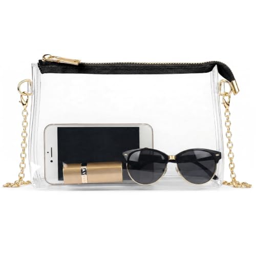 Image of Lorbro Clear Purse for Women, Stadium Approved Crossbody Bag for Concert