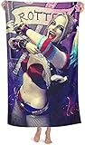 Diseño único: un diseño único y llamativo que hace que sea fácil encontrar tu lugar y llamar la atención en la playa. Estampado de Harley Quinn que no se desvanecerá después de varios lavados. Siempre como nuevo.