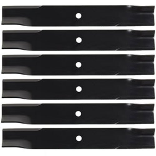 (6 Pack) Premium Replacement High Lift Lawn Mower Deck Blade fits Yazoo Kees Husqvarna Snapper 100341 | 18