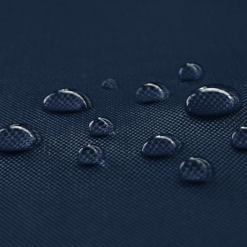 novely® OXFORD BIG 600D - Wasserfester Outdoorstoff - Robuster Polsterstoff - Wasserdichter Möbelstoff - Waterproof Meterware 1 lfm | Farbe: 25 Navy Dunkelblau