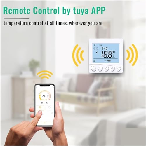 Termostato WiFi per Caldaia a Gas,Termostato