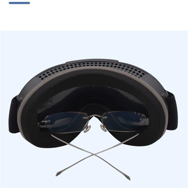 Lunettes de ski coupe-vent pour homme et femme, double pont, anti-buée, anti-reflets, protection UV