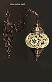 Mosaic Sconce,Mosaic Lamp,Turkish Mosaic Sconce,Sconce