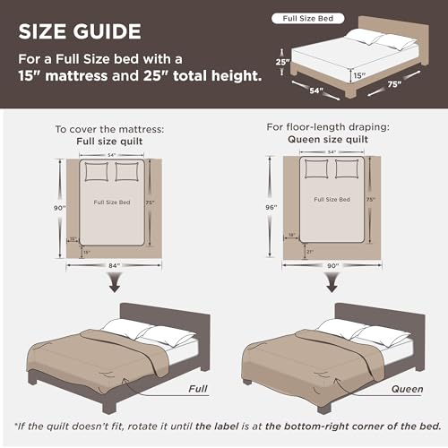 Image of Bedsure Quilt Full Size - Lightweight Bedspread Full Size with Basket Weave Pattern, Soft Quilt Bedding Set, Grey Comforter Set Coverlet for All Seasons with 2 Pillow Shams (84 inch x 90 inch)