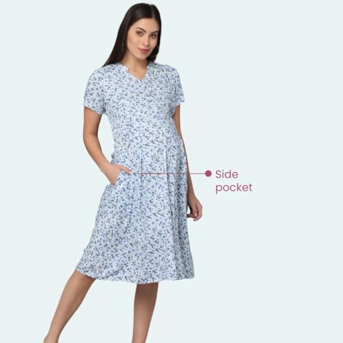 Image of Morph Maternity | Maternity Dresses for Women | Fits During Pregnancy & Post Pregnancy | Back Tie to Adjust
