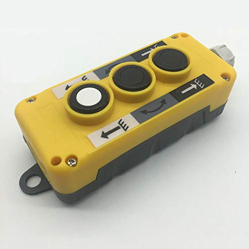 COP Automobile tail plate lifting Push Button Switch,for Hoist Crane Control Pendant Controller - (Color: 2B switch box)