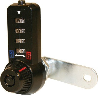 Combi Cam Cc7432M Blk .63 in. Dual Access Combination Door Lock - Black