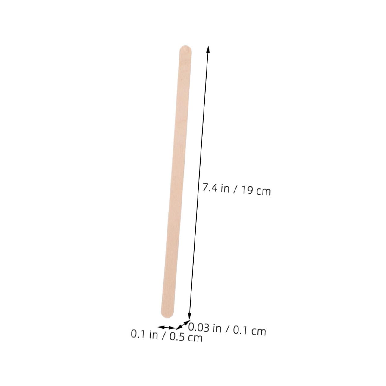 Holibanna 500pcs Wood Stirrer Sticks Safe and Lightweight for Juice Tea Essential Bar Tool Disposable for Office Use