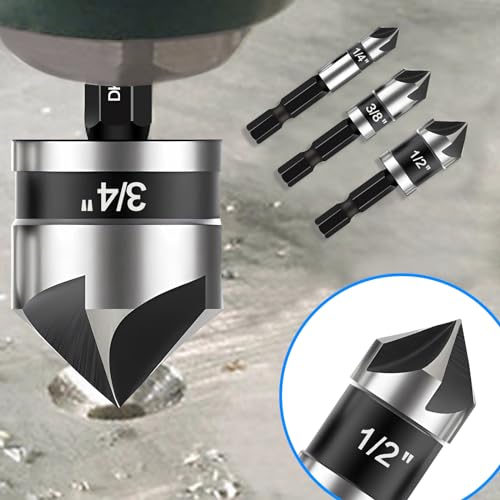 Deckrkat DECK-2448 5 Pcs Countersink Drill Bit Set thumb #5