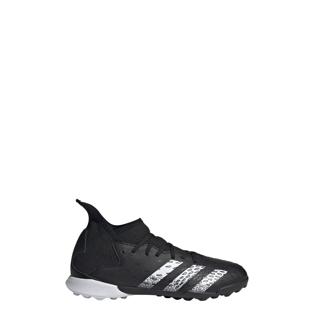 adidas Turf Predator Freak .3 Soccer Shoe (boys) Black/White/Black 11 Little Kid
