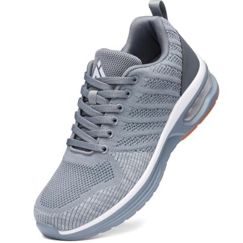 Image of Mishansha Running Shoes for Men Sneakers Air Cushion Walking Shoes Comfortable Tennis Shoes Breathable Trail Running Shoes US Men 7-15