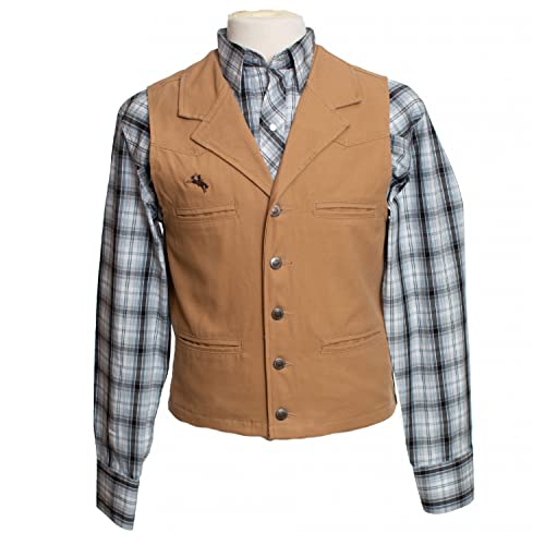 Wyoming Traders mens Bronco Canvas Vest2