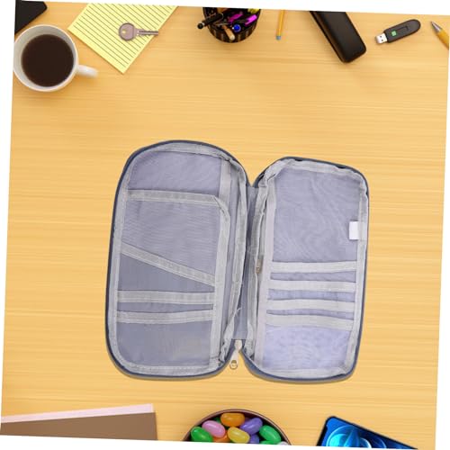 GALPADA saco de armazenamento de identidade porta dinheiro para viajar pasta de agulha de recibo tra