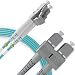 LC to SC Fiber Patch Cable Multimode Duplex - 10m (32.8ft) - 50/125um OM3 10G - Beyondtech PureOptics Cable Series