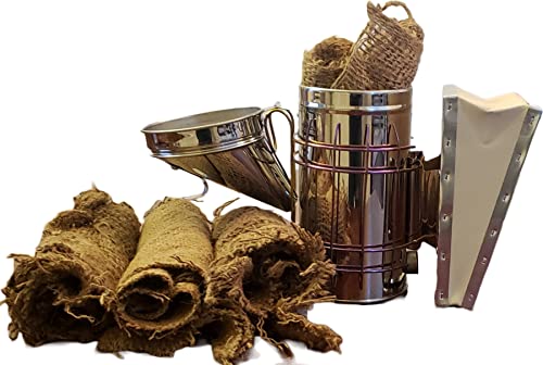 Premium-Smoker-Fuel-for-Beekeeping-Jute-Burlap-Smoker-Fuel-Lights-Easily-with-Match-or-Lighter-Long-Continuous-Burn-Produces-Light-Cool-Smoke-5-Pound-Bag