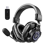 fsx addons 🎧 【Stabile Verbindung und langlebiger Akku】 Die USB Gaming Kopfhörer verwendet 2.4G drahtlose Verbindungsmethode. Das Verbindungssignal ist stabil, die extrem niedrige Latenz beträgt 