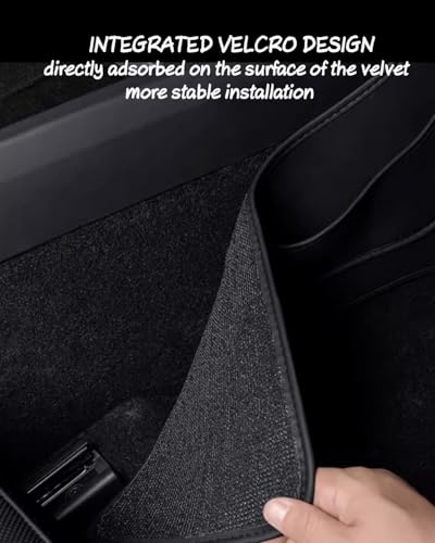 Tapetes antipatadas Tesla Model 3 Highland de cuero protector lateral 4