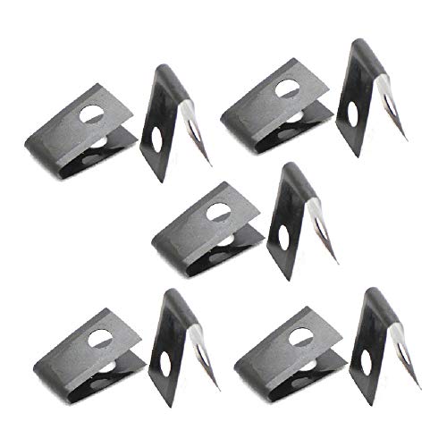 Vinyl Flooring Heat Welding Tools Kit, Quarter Moon Trimming Skiving Knife with Hand Groover Seam Trimmer and PVC Vinyl Flooring Shark Knife w/ 10pcs Straight Blades and 10pcs Cut Hook Blades
