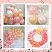 NUTTYBASH Pink Balloon Arch Kit 126 Pcs Light Pastel Pink Sand Balloon Garland Kit Include Macaron Orange Balloons for Wedding Birthday Baby Shower Gender Reveal Decorations