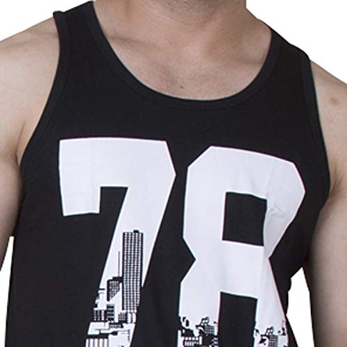 Image of Veirdo Men's Cotton Printed Regular Fit Vest