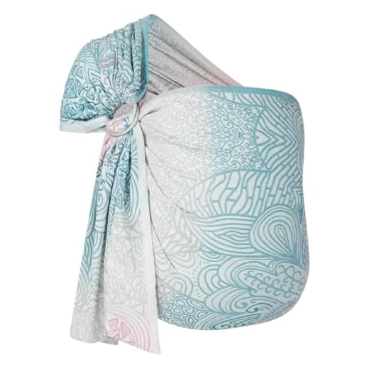 HOPPEDIZ Ring-Sling Baby-Tragetuch Jaipur creme