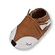 YIHAKIDS Krabbelschuhe Babyschuhe Lauflernschuhe Kleinkind Lederschuhe Hausschuhe Fuchs Weiche Sohle Lernlaufschuhe (Size XL, Braun, 18-24 Monate, 24/25 EU)
