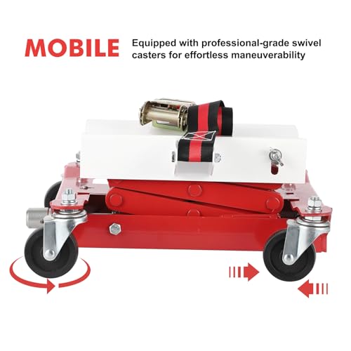 Vroomsteel PAU_0LJ39M5I-VUJ5Q 450 Lbs Heavy-Duty Transmission Jack thumb #4
